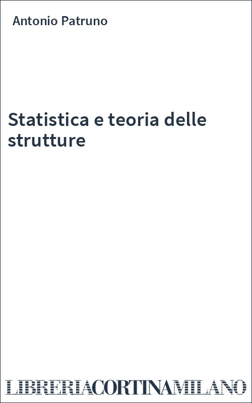 Statistica e teoria delle strutture