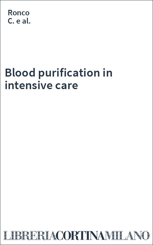 Blood purification in intensive care