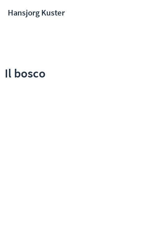 Il bosco