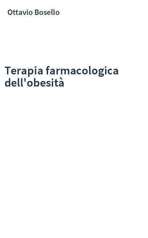 Terapia farmacologica dell'obesità