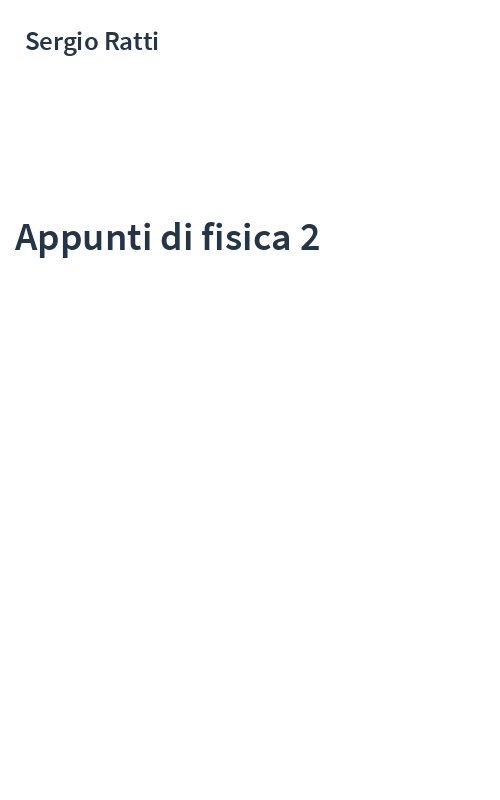 Appunti di fisica 2