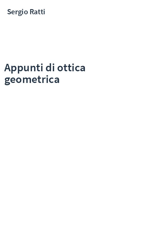 Appunti di ottica geometrica