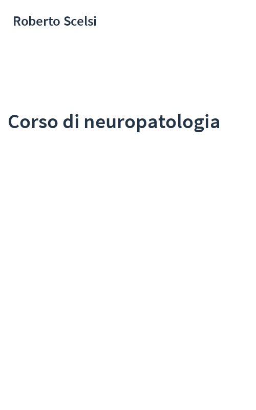Corso di neuropatologia