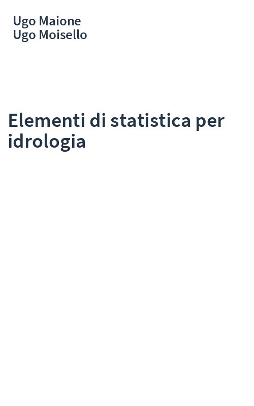 Elementi di statistica per idrologia