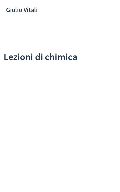 Lezioni di chimica