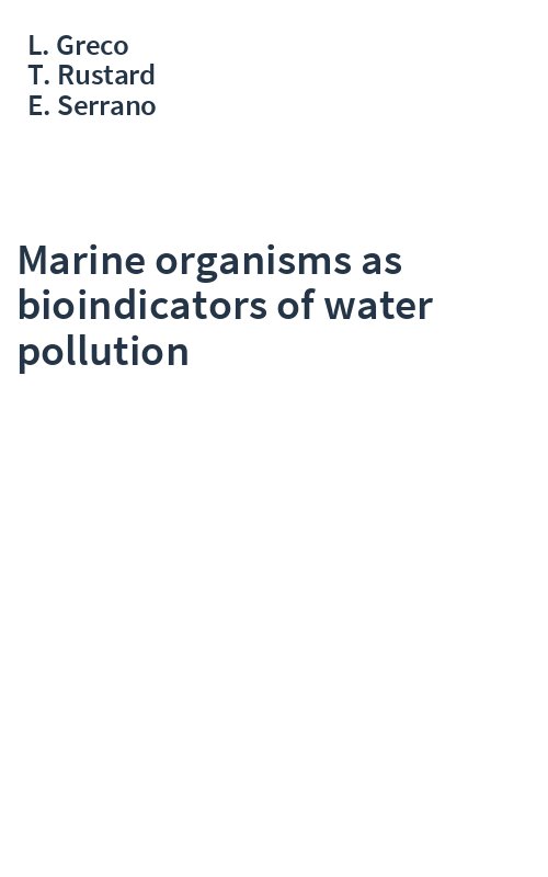 Marine organisms as bioindicators of water pollution