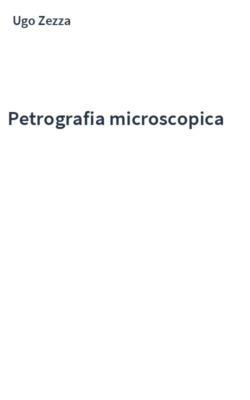 Petrografia microscopica