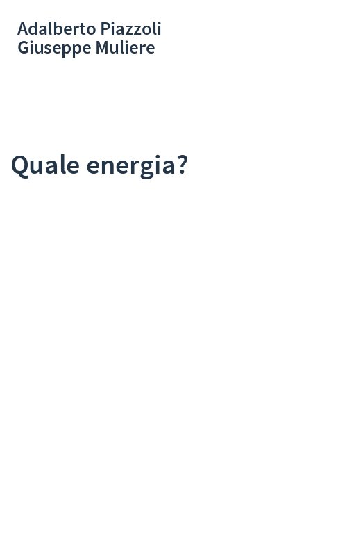 Quale energia?