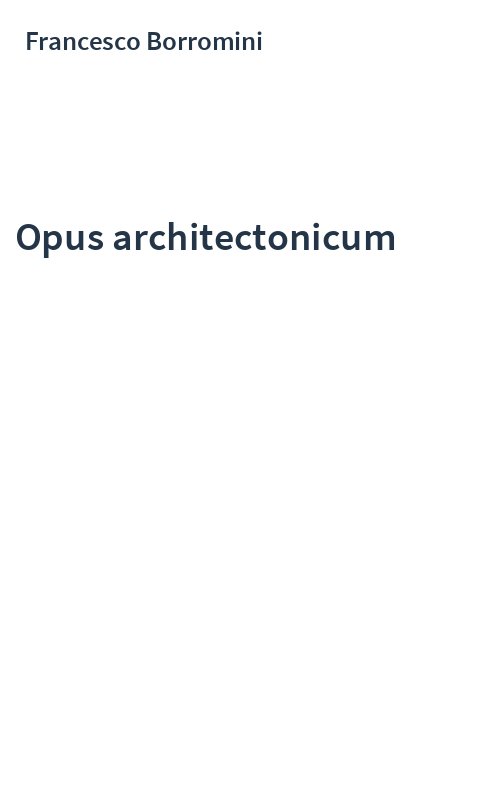 Opus architectonicum
