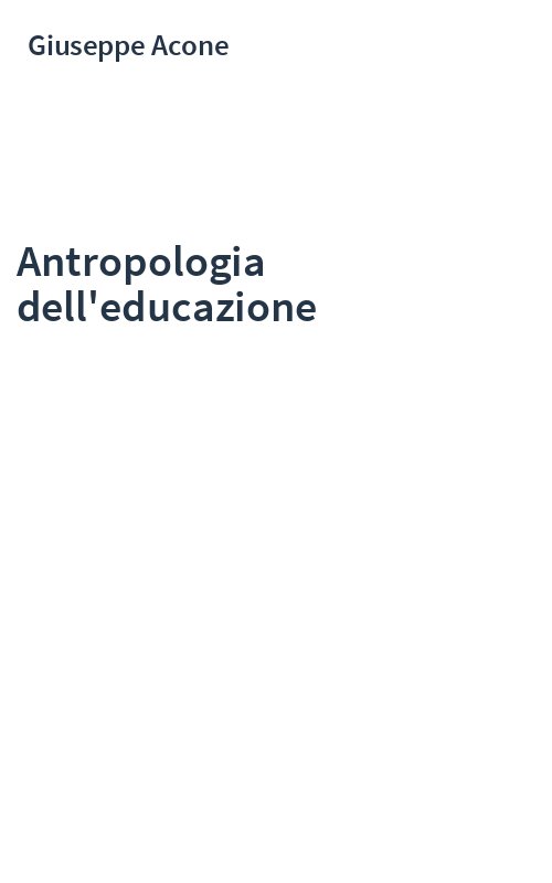 Antropologia dell'educazione