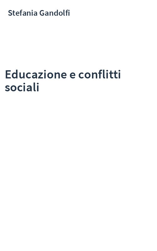 Educazione e conflitti sociali