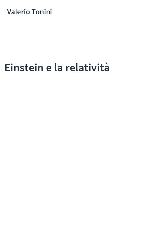 Einstein e la relatività