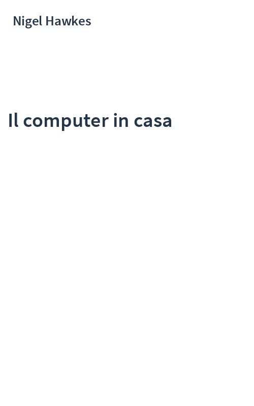 Il computer in casa