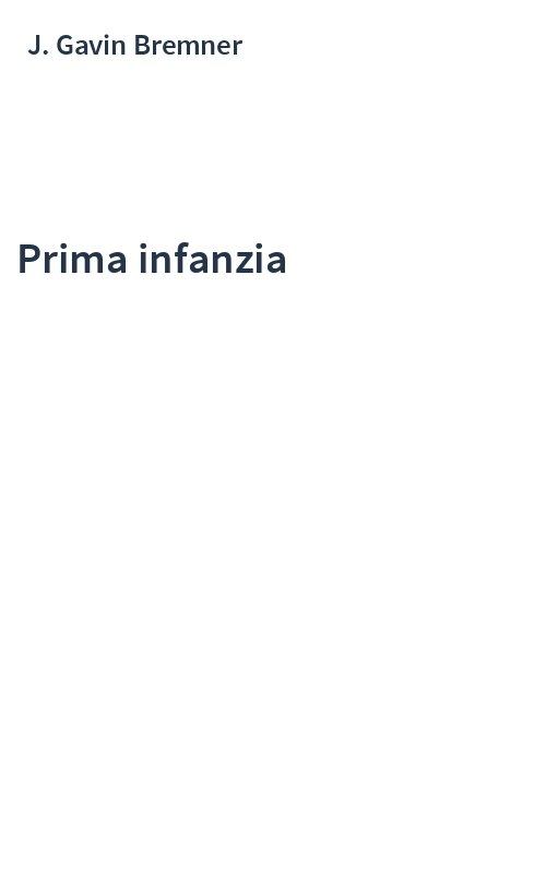 Prima infanzia