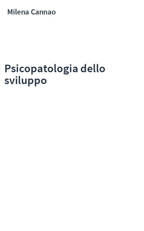 Psicopatologia dello sviluppo