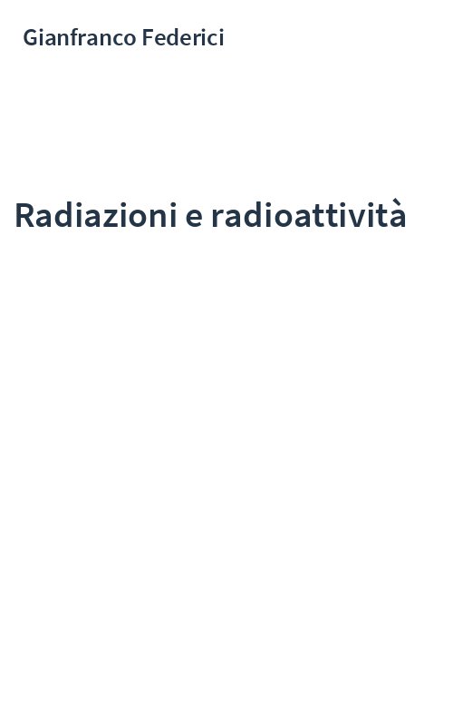Radiazioni e radioattività