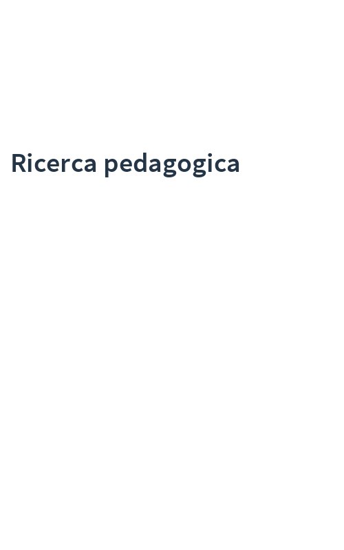 Ricerca pedagogica