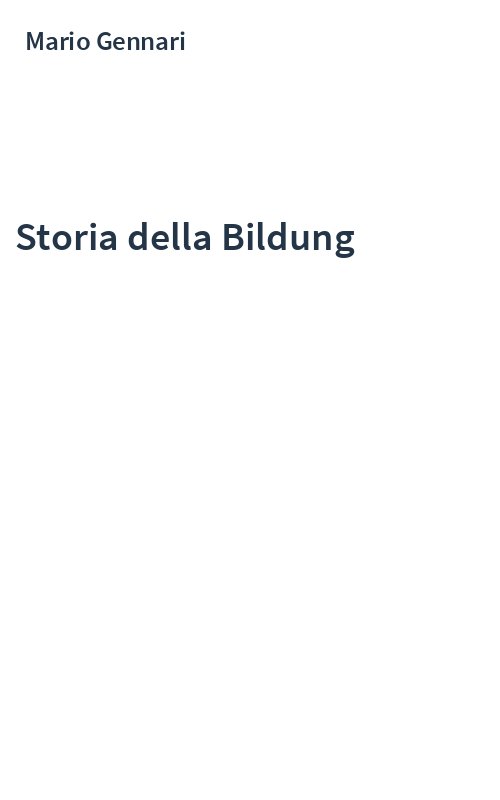 Storia della Bildung