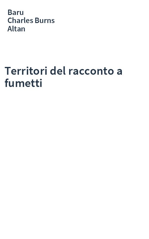 Territori del racconto a fumetti