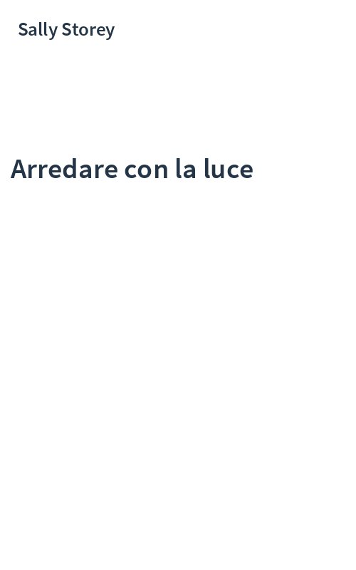 Arredare con la luce
