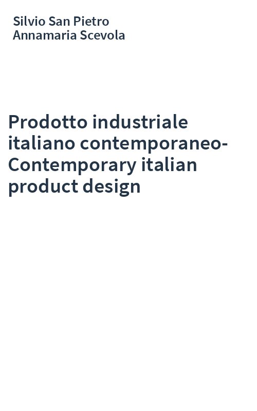 Prodotto industriale italiano contemporaneo-Contemporary italian product design