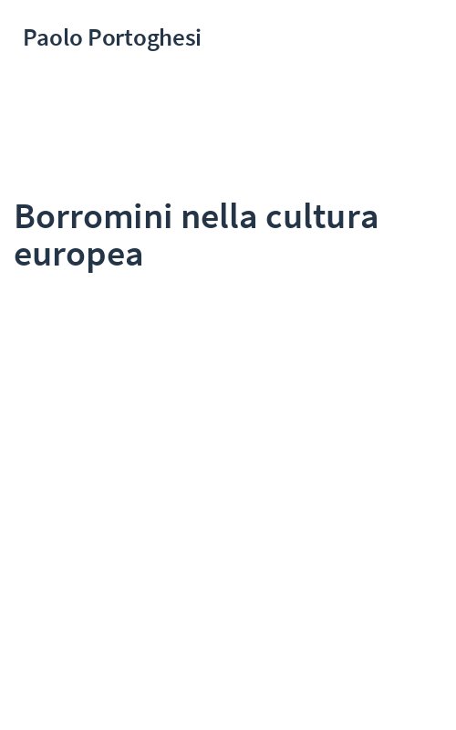Borromini nella cultura europea