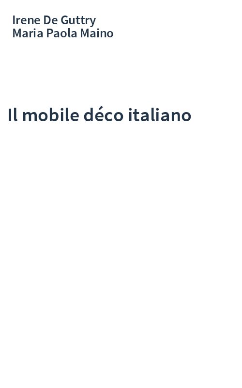 Il mobile déco italiano