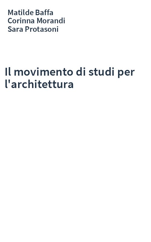 Il movimento di studi per l'architettura