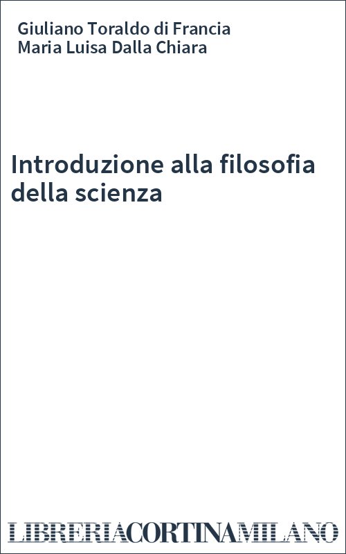 Introduzione alla filosofia della scienza