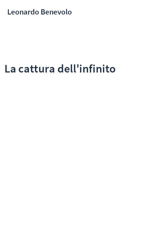 La cattura dell'infinito