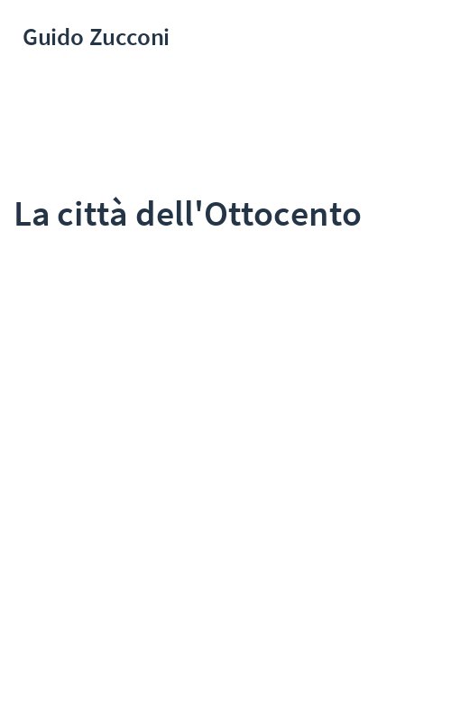 La città dell'Ottocento