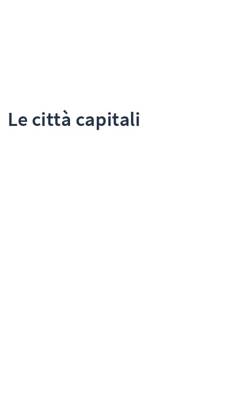 Le città capitali