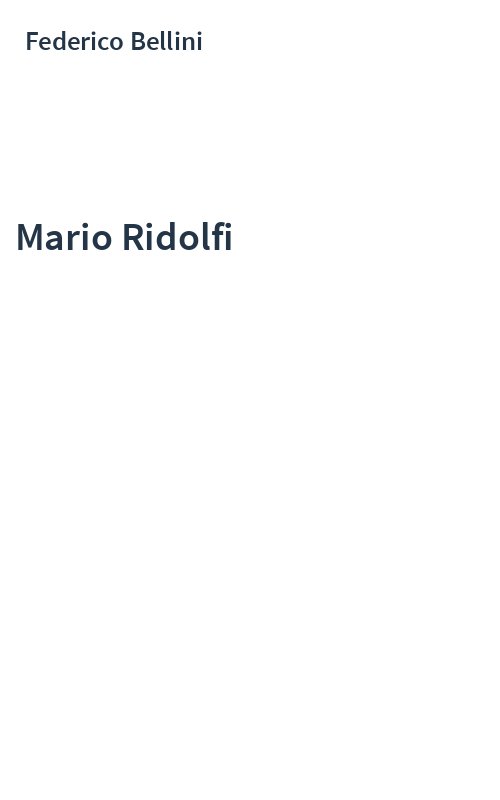 Mario Ridolfi