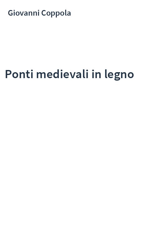 Ponti medievali in legno