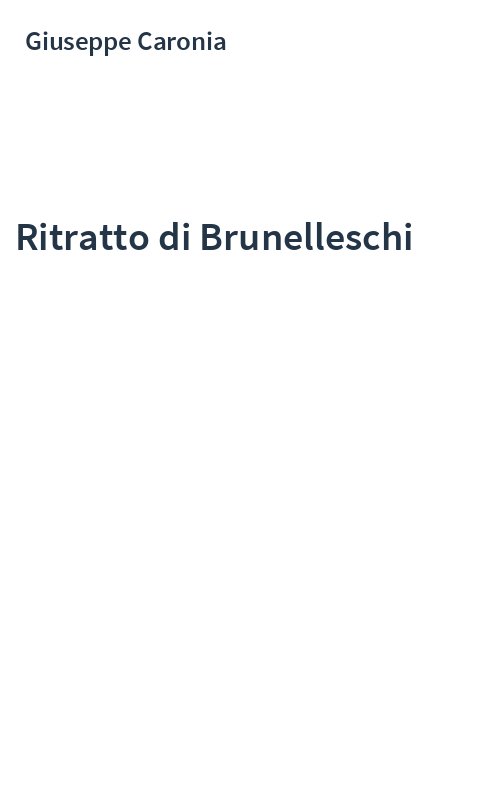 Ritratto di Brunelleschi