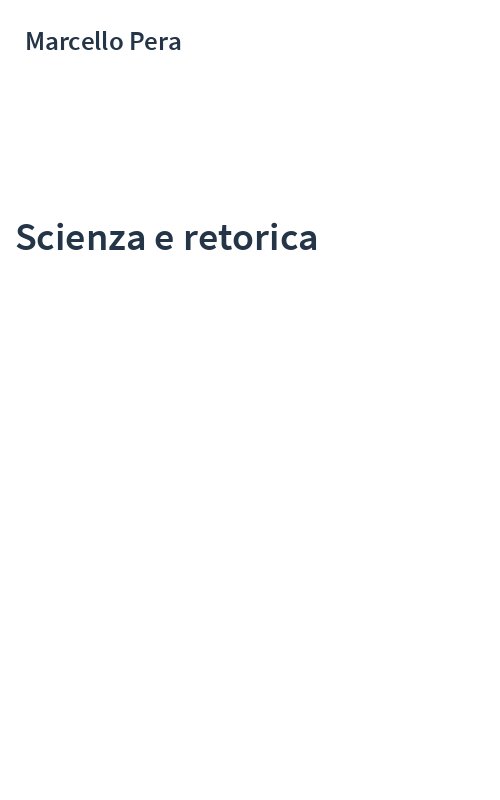 Scienza e retorica