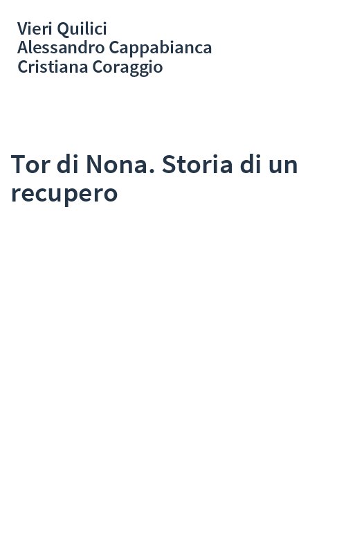 Tor di Nona. Storia di un recupero