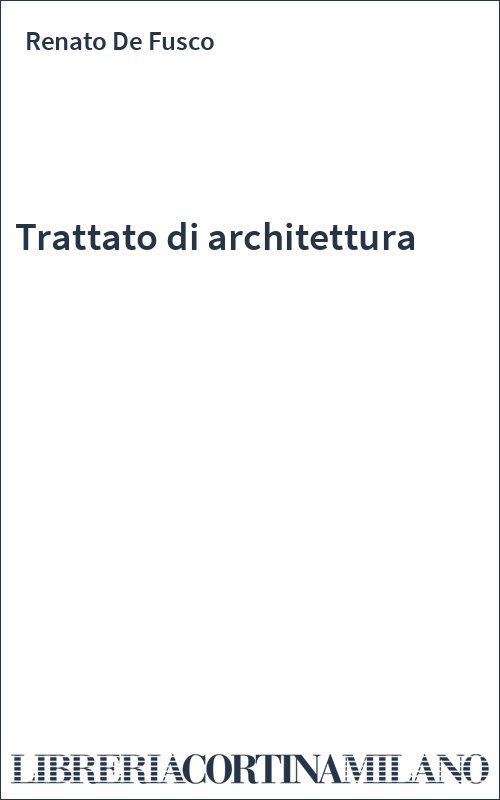 Trattato di architettura
