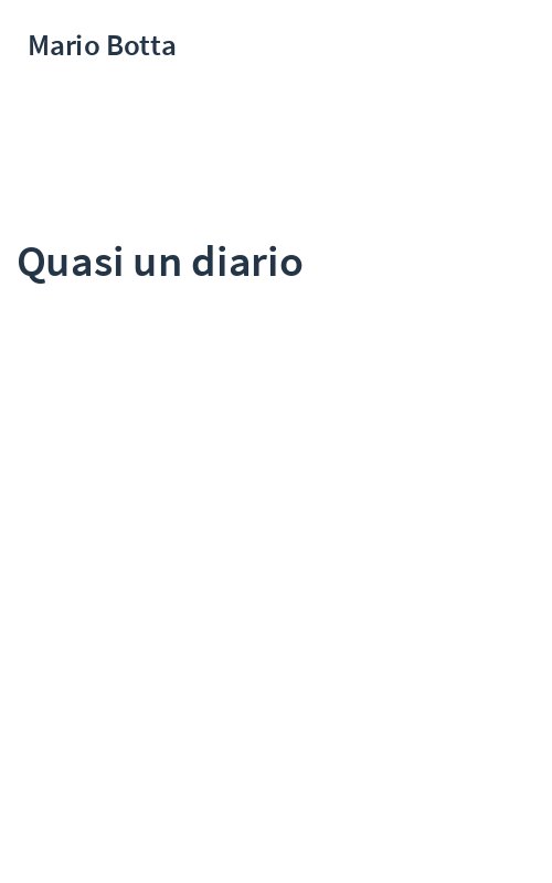 Quasi un diario