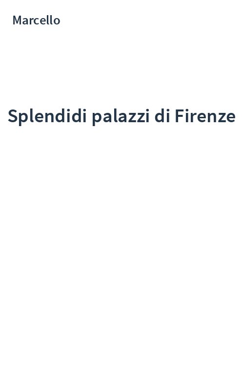 Splendidi palazzi di Firenze
