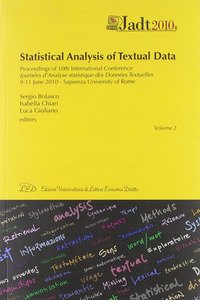 JADT 2010. Statistical analysis of textual data proceedings of 10th international Conference. CD-ROM