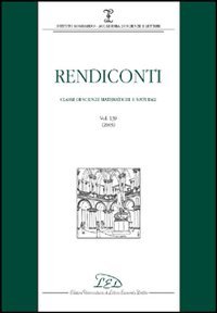 Rendiconti. Classe di scienze matematiche e naturali (2005)