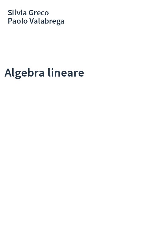 Algebra lineare
