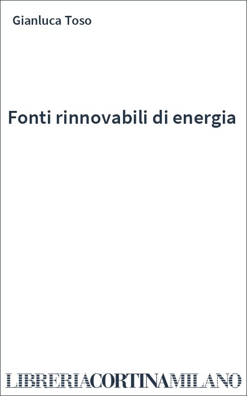 Fonti rinnovabili di energia