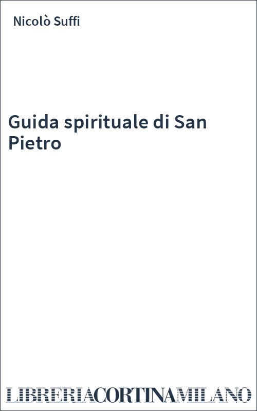 Guida spirituale di San Pietro