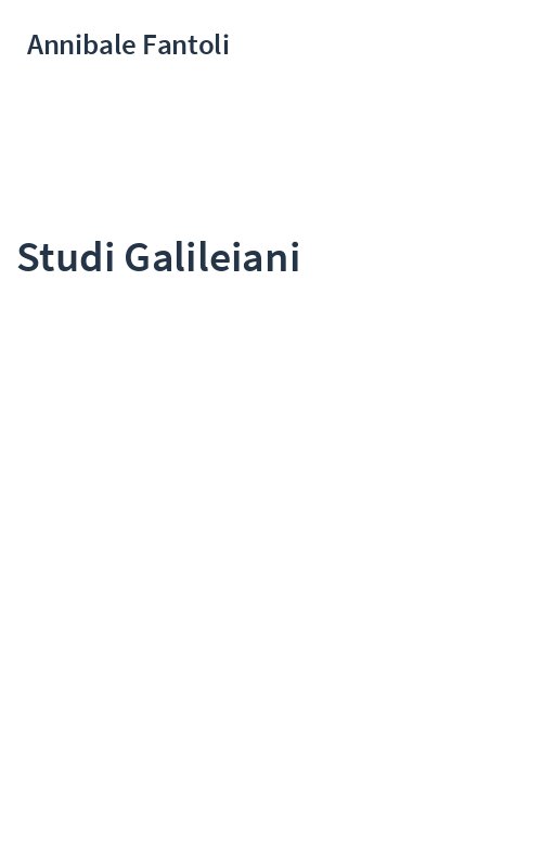 Studi Galileiani