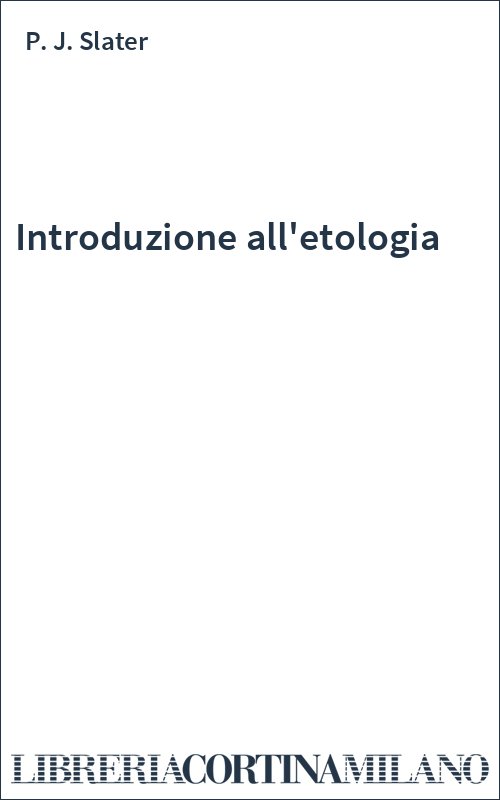 Introduzione all'etologia