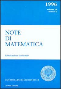Note di matematica