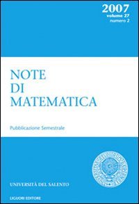 Note di matematica