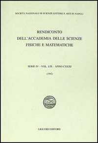 Rendiconto dell'Accademia delle scienze fisiche e matematiche. Serie IV